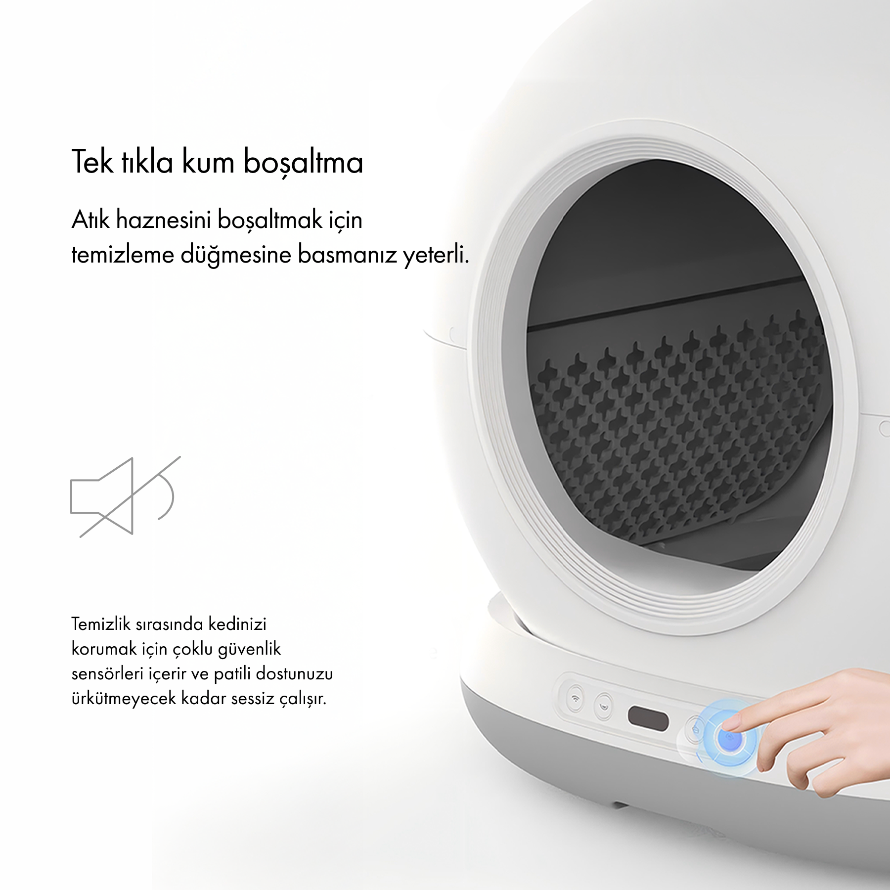 Whirtz Akıllı Kedi Tuvaleti